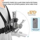 Suporte esportivo para celular com alça de peitoral - Seven Star