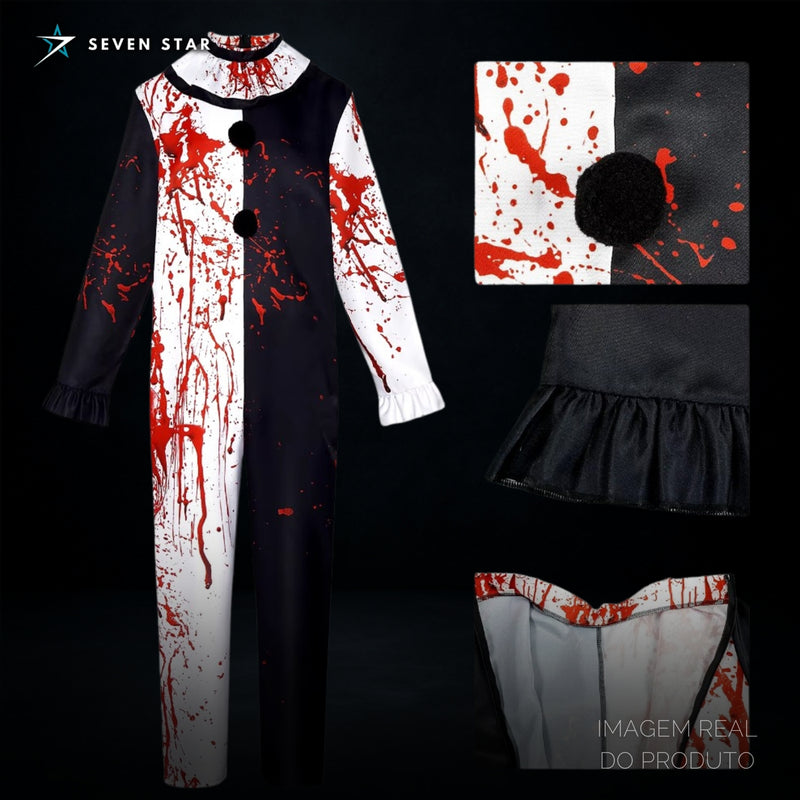 Máscara Cinematográfica Art The Clown Terrifier – Edição Realista Seven Star Cosplay Premium