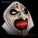 Máscara Cinematográfica Art The Clown Terrifier – Edição Realista Seven Star Cosplay Premium