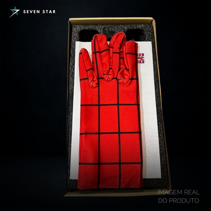 Lançador de Teia Spider-Man Exclusivo (Ponta Magnética + Ventosa) - Seven Star