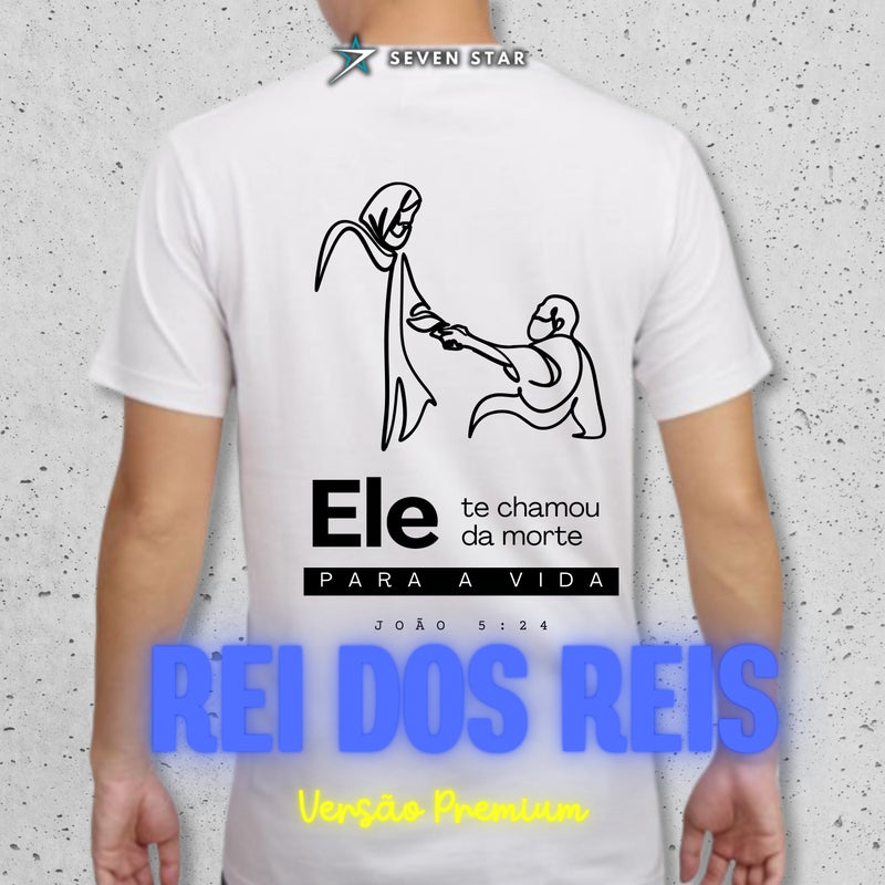 T-shirt White Premium João 5:24 - Seven Star