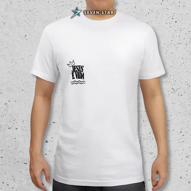 T-shirt White Premium João 5:24 - Seven Star