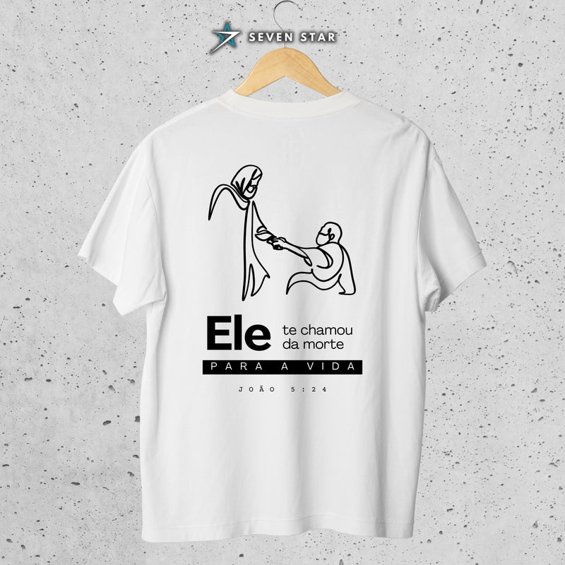 T-shirt White Premium João 5:24 - Seven Star