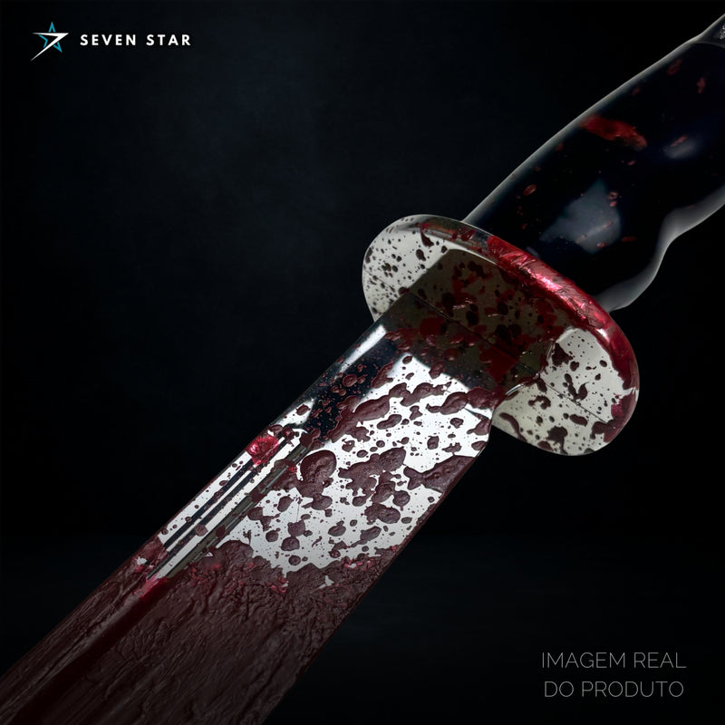 Faca Ghost Face Cinematográfica ( Clássica & Sangue Realista ) - FunWorld