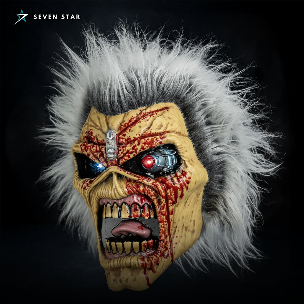 EXOHEAD Man Machine エキゾヘッドMM103ANDY Máscara Eddie - Iron Maiden 50 Anos (Deluxe Oficial) | Edição Comemora