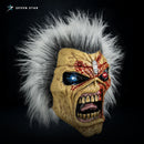 Máscara Eddie - Iron Maiden 50 Anos (Deluxe Oficial) | Edição Comemorativa Colecionador