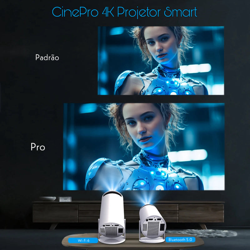 CinePro 4K Projetor Smart