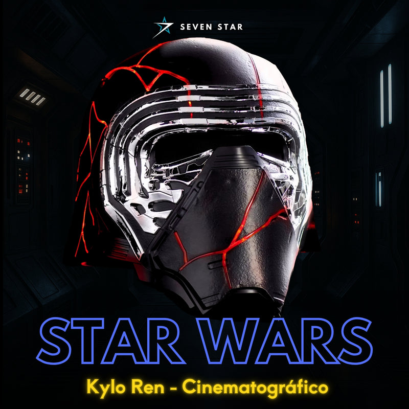 Kylo Ren Reforged – Capacete Cinematográfico (Seven Star)