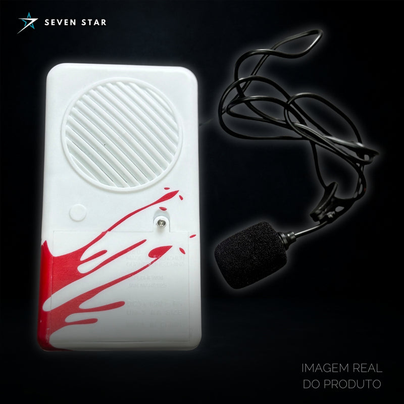 Modificador de Voz Ghost face - Cinematográfico Premium