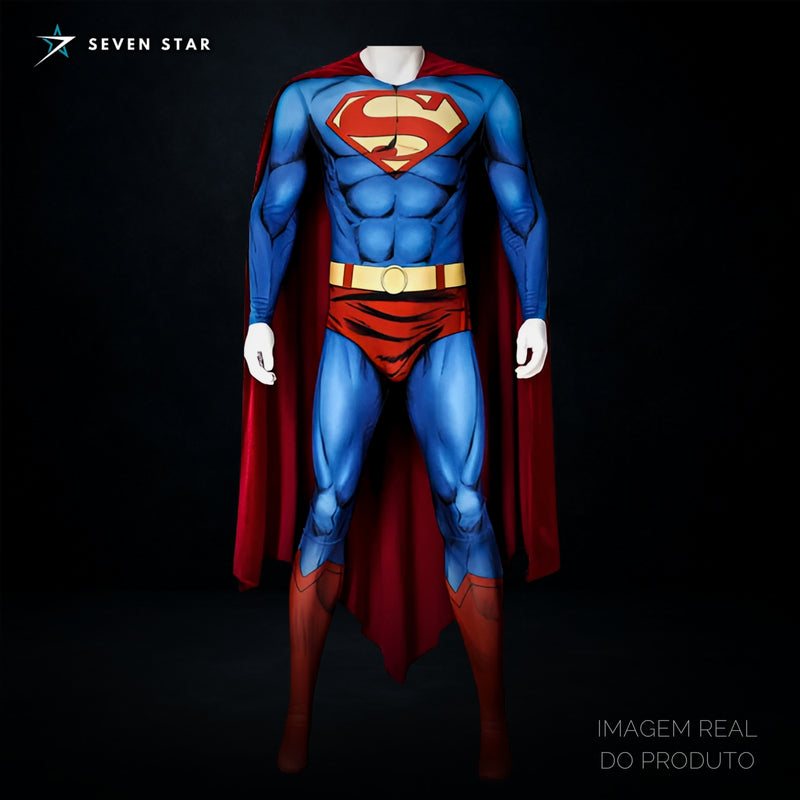 Traje Superman Clássico Premium - Seven Star