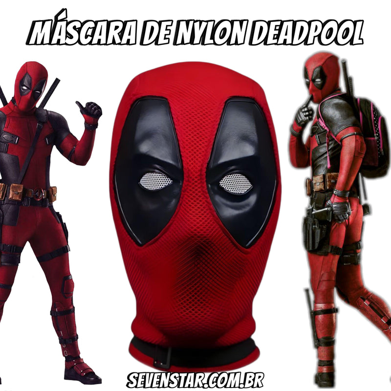 Máscara Exclusiva Deadpool - Oficial Seven Star - Seven Star