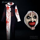 Máscara Cinematográfica Art The Clown Terrifier – Edição Realista Seven Star Cosplay Premium
