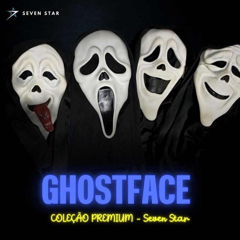 Coleção Ghostface Seven Star – Máscaras Premium Edição Completa