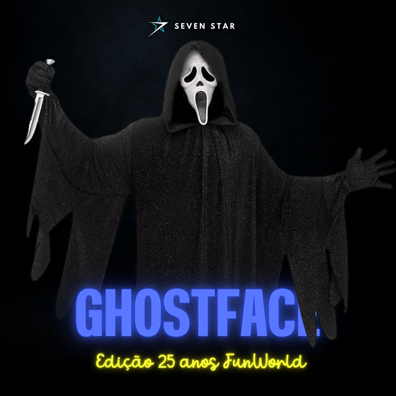 Conjunto Ghostface Original - 25 Anos Fun World – Edição Limitada