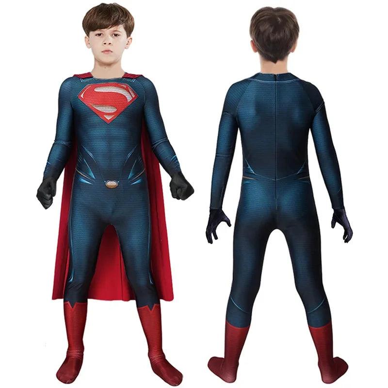 Cosplay Superman - Homem de Aço ( Henry Cavill ) Tamanho Adulto e infantil - Seven Star