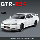 Réplica do Nissan Skyline GTR R34 1:24 Brian O'Conner - Velozes e Furiosos - Seven Star
