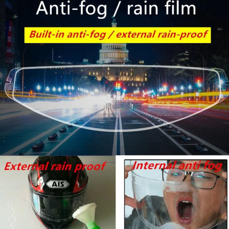 Película Antiembaçante e à prova de Chuva para Capacete - Seven Star